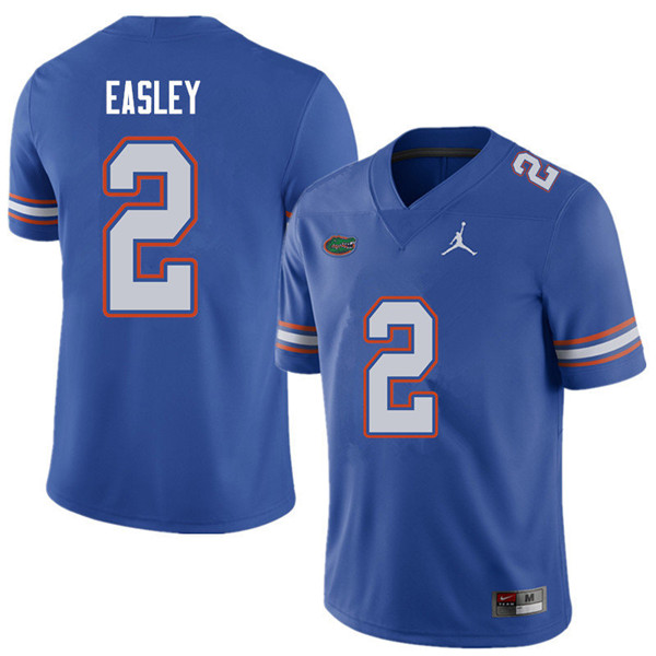 Jordan Brand Men #2 Dominique Easley Florida Gators College Football Jerseys Sale-Royal